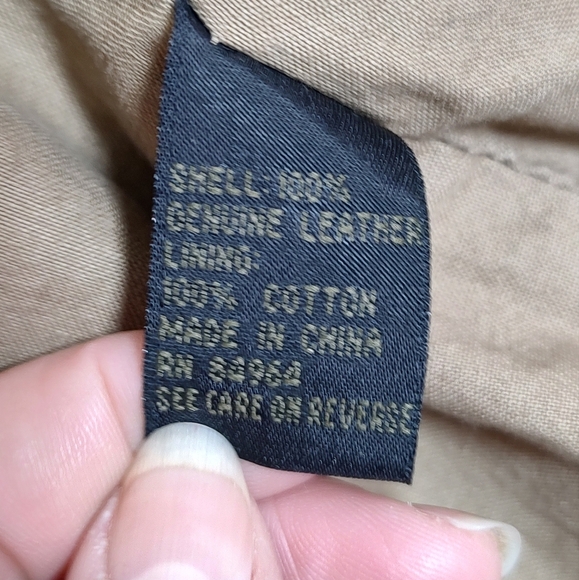 Vintage Structure Brown Distressed Leather Vest - Picture 11 of 12